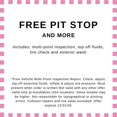 AutoNation USA Coupons - Free Pit Stop