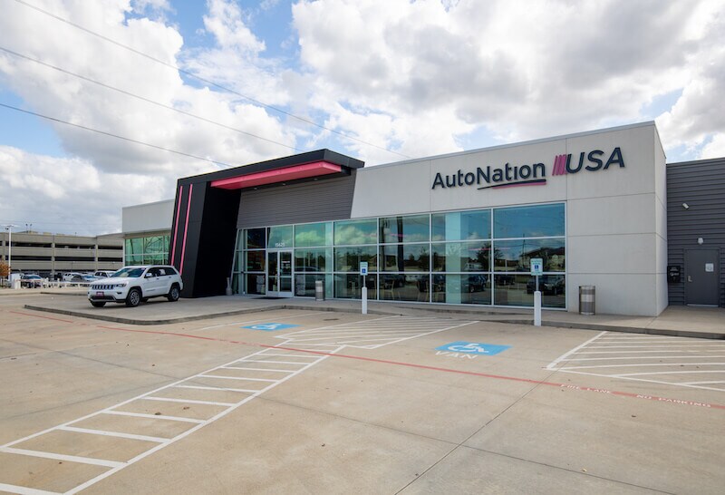 Exterior view of AutoNation USA Katy