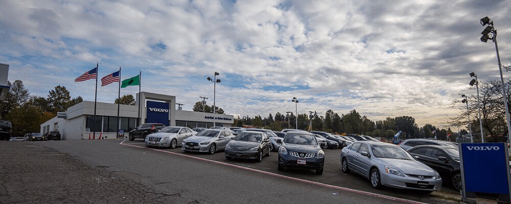 Seattle Area Volvo Cars Dealership Exterior view of Volvo Cars Bellevue serving Seattle