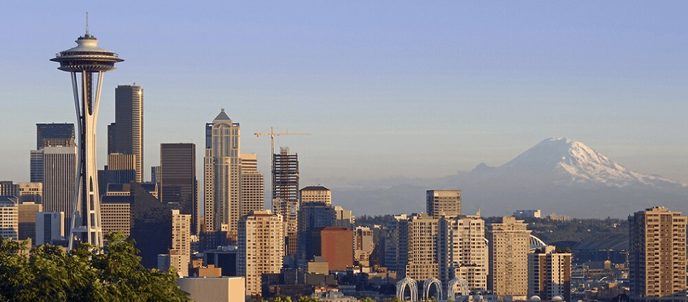 Seattle, WA Scenic view of Seattle, WA