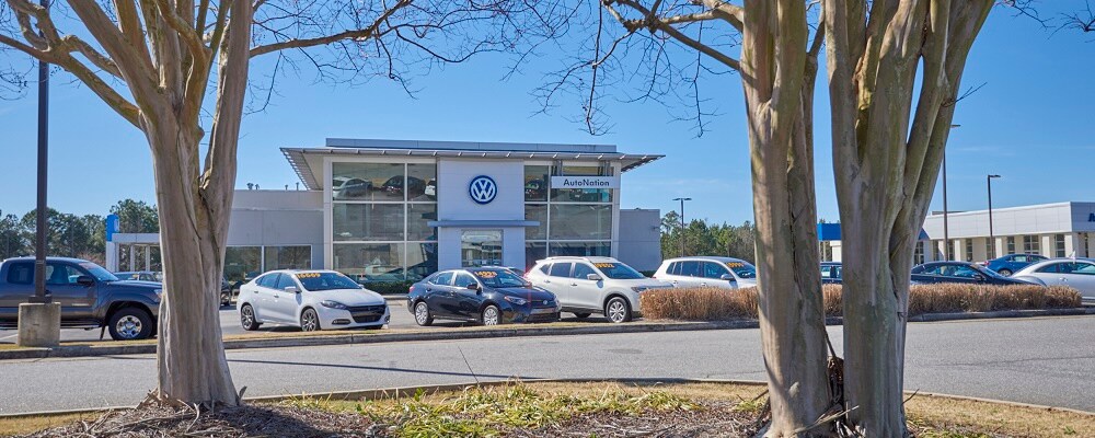 Fort Benning Volkswagen Dealership View of AutoNation VW Columbus in the Fort Benning area