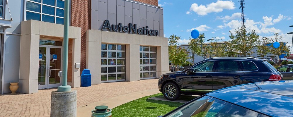 Johns Creek Volkswagen Dealership View of AutoNation VW Mall of Georgia in the Johns Creek area