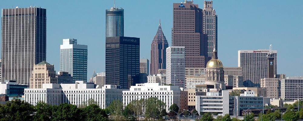 View of the Atlanta area View of the Atlanta area