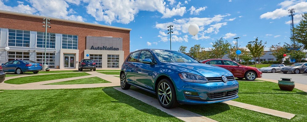 Atlanta Volkswagen Dealership View of AutoNation VW Mall of Georgia in the Atlanta area