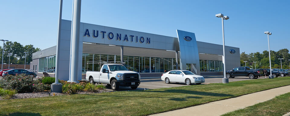 Ford Dealer in Westlake Exterior shot of AutoNation Ford Westlake dealership