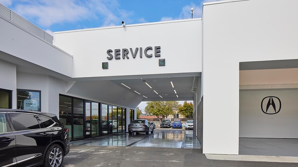 AutoNation Acura Stevens Creek Service Center entrance