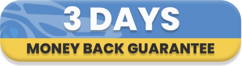 3 Days Money Back Guarantee