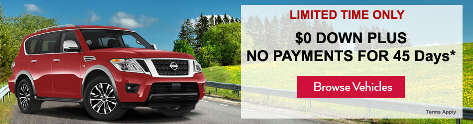 $o Down Plus No Payments For 45 Days