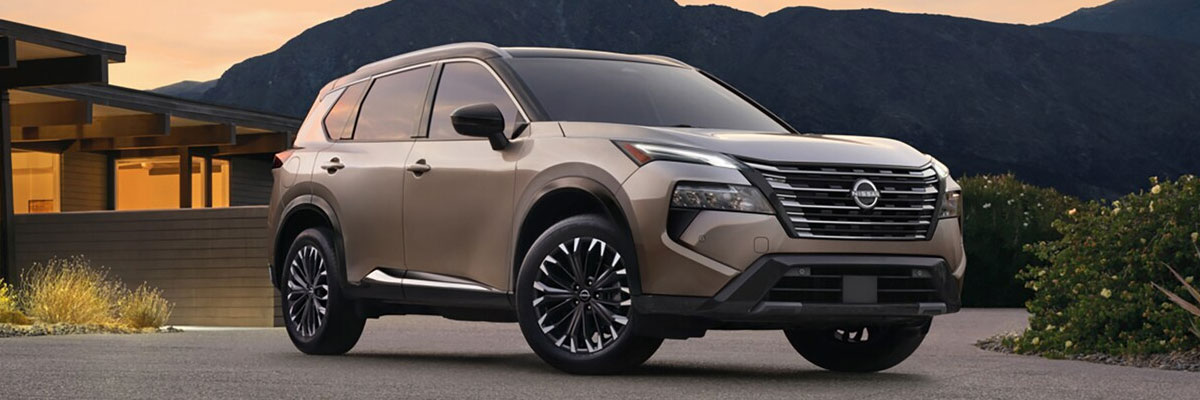 Beige Nissan Rogue SUV