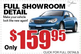 Full Showroom Detail Specials Scottsdale AZ