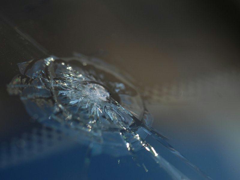 Large windshield chip