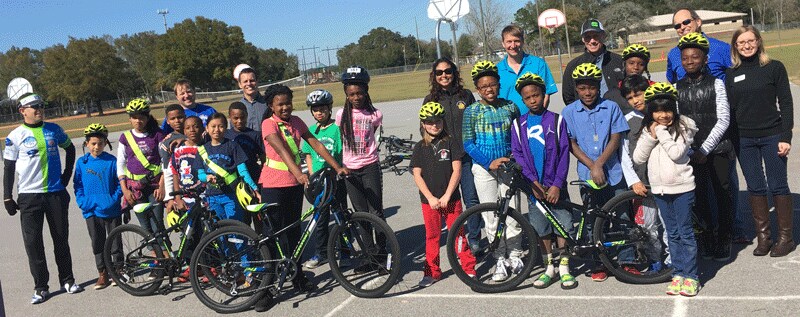 Bike-Donation-Oakcrest-Feb-26-2016-Group