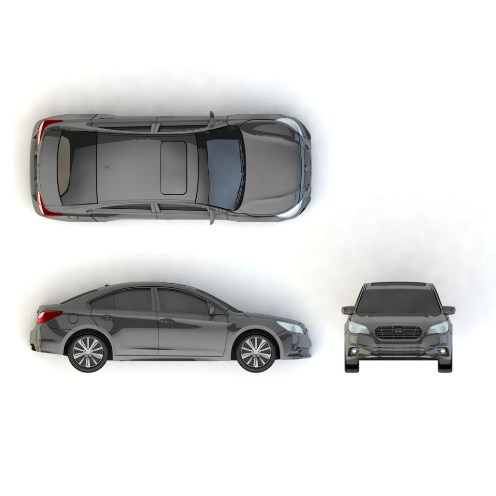 Die Cast Subaru Legacy Car