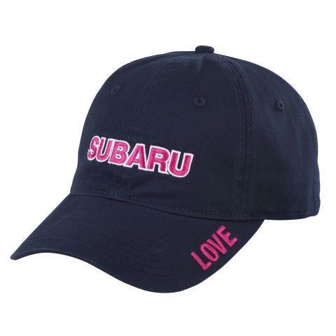 Ladies Subaru Ball Cap Navy Love