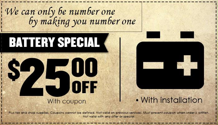 Battery Special Battery Special