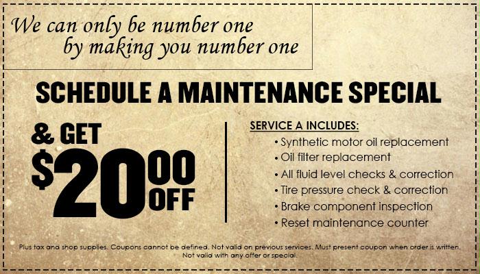 Schedule A Maintenance Schedule A Maintenance