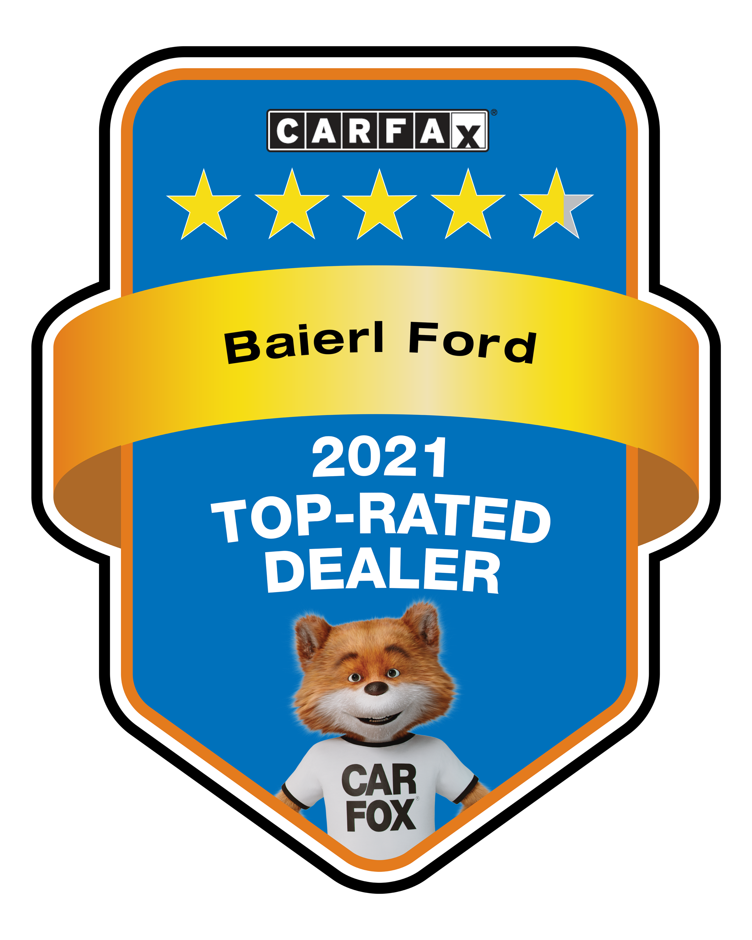 CARFAX Top Rated Dealer 2021