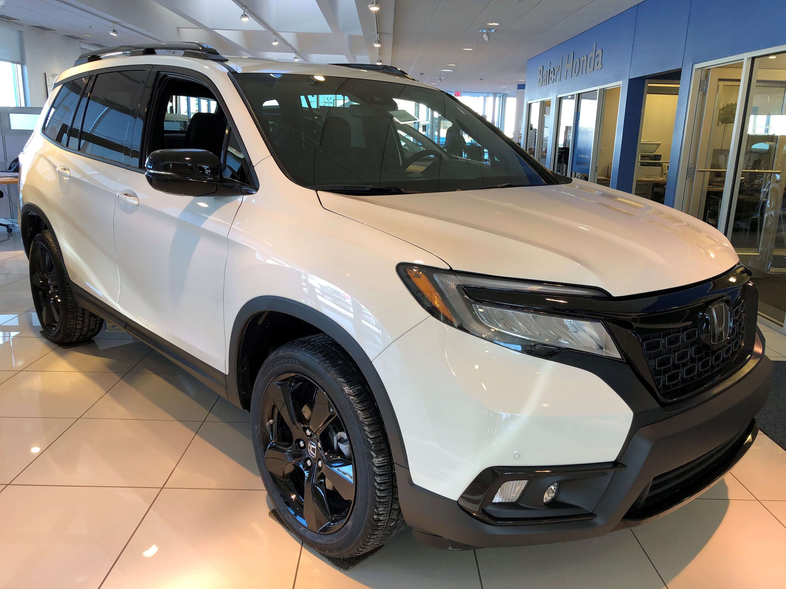White 2019 Honda Passport at Baierl Honda