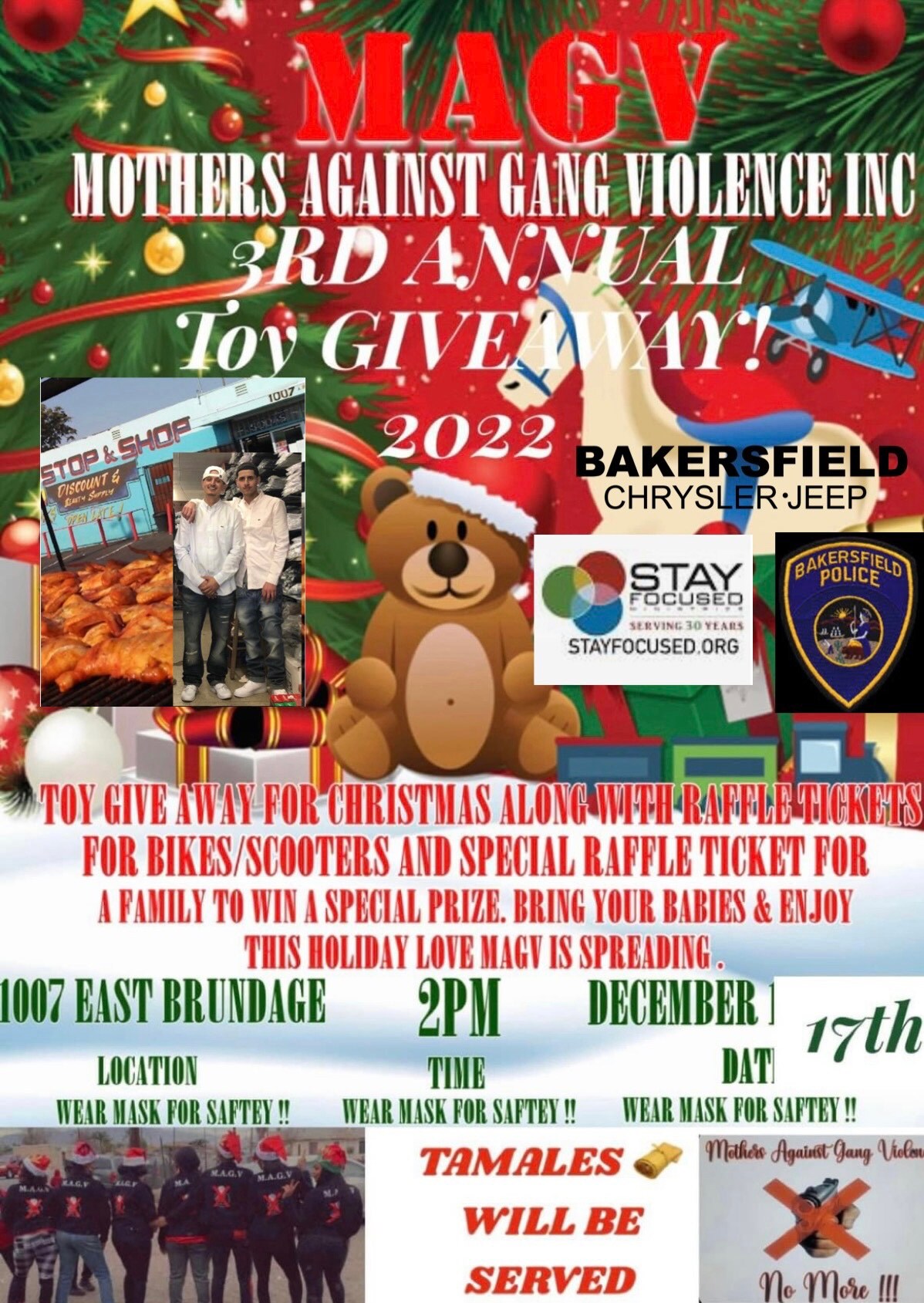 Mothers Against Gang Violence Flyer