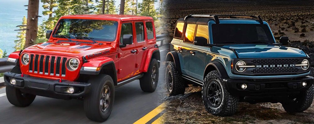 Jeep Wrangler vs Ford Bronco
