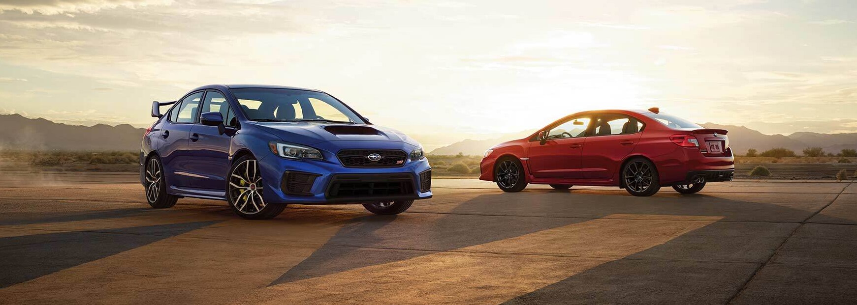 2022 subaru wrx red and blue exteriors