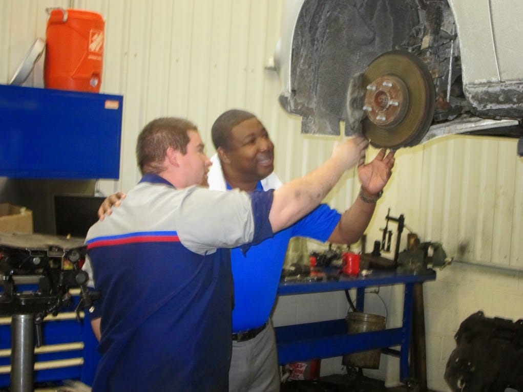 Auto Service
Technicians at Balise Ford the service staff at Balise Ford look
at a repair