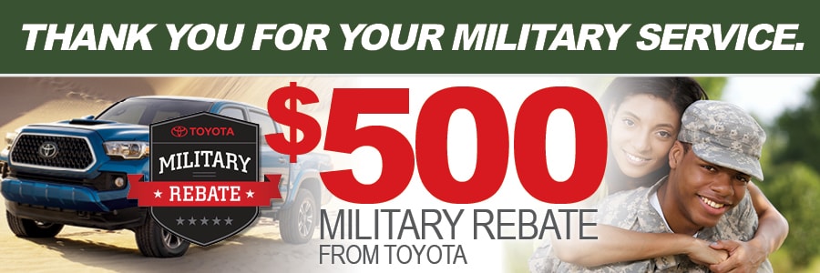 Toyota Military Rebate
