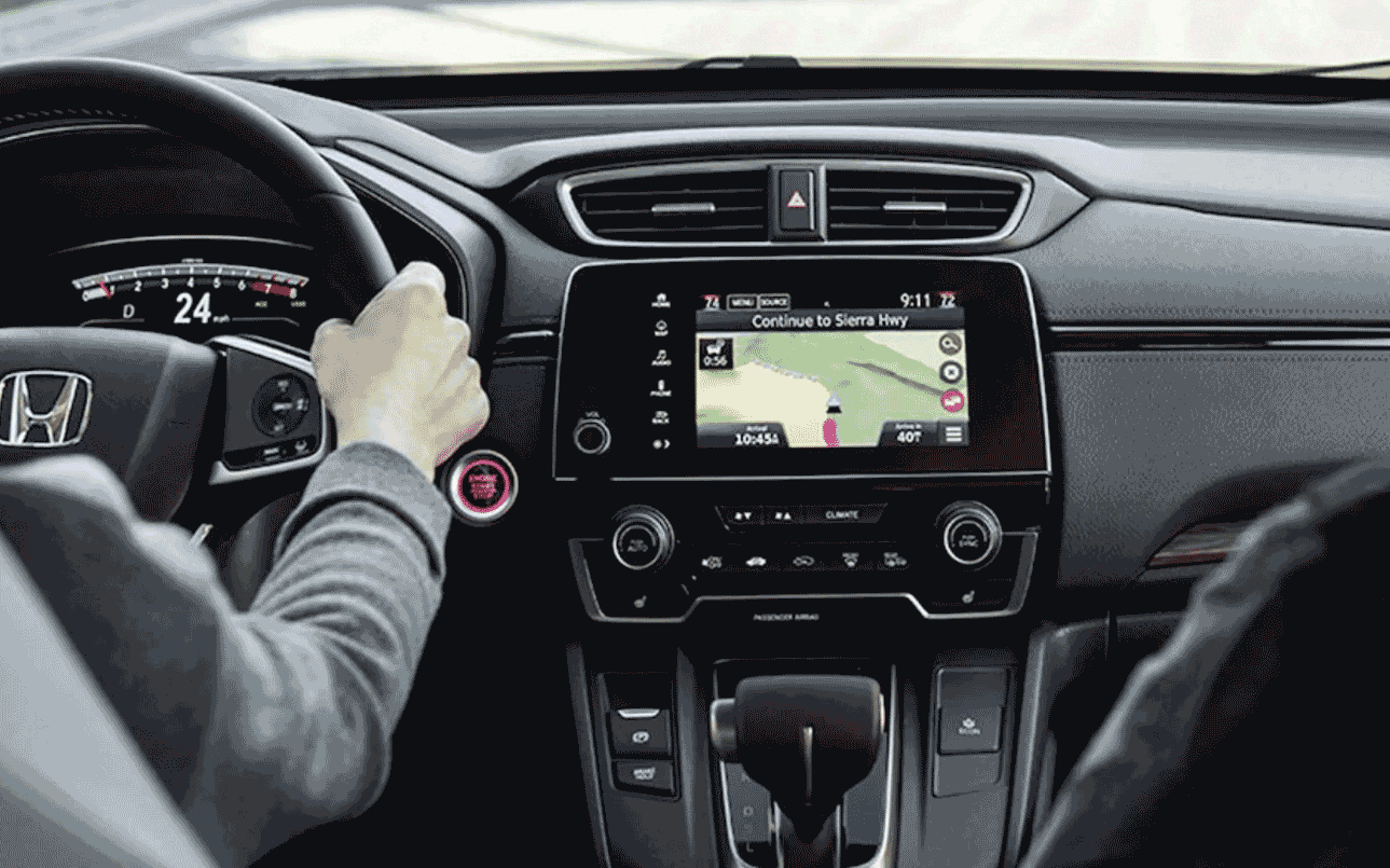 2019 Honda HR-V interior at Baron Honda near Bay Shore, NY
