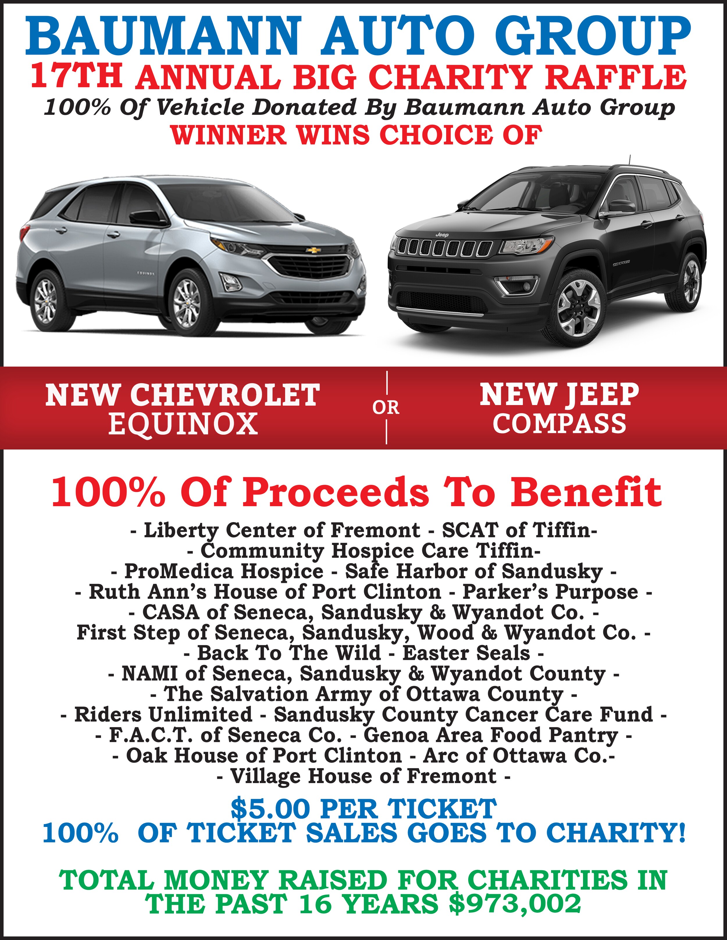 17th Baumann Big Charity Raffle car flyer.jpg