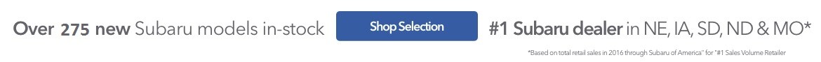 Over 275 New Subaru vehicles in stock