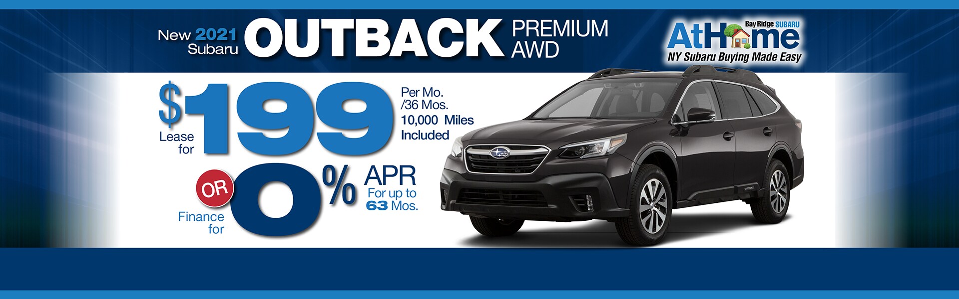Subaru NY Dealer Outback Special
