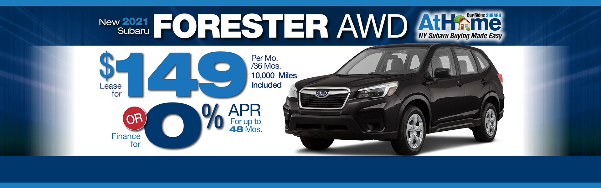 Subaru NY Dealer Forester Special Offer