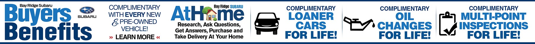 Bay Ridge Subaru Buyers Benefits