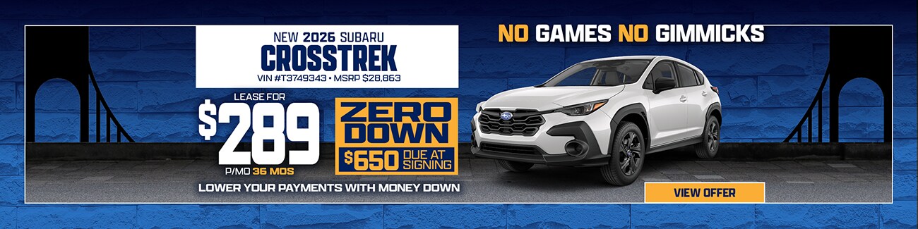 CROSSTREK SPECIAL FROM BAY RIDGE SUBARU