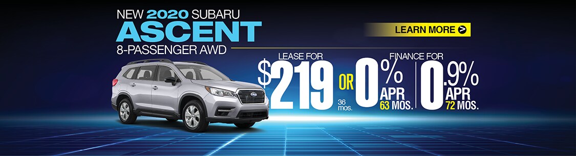 Subaru NY Dealer Ascent Special Offer