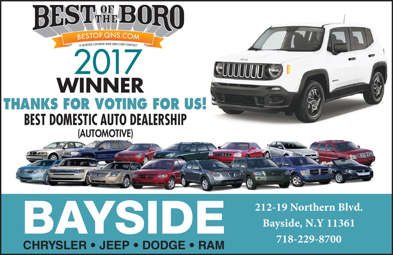 What do reviews say about Bayside Chrylser Jeep?
