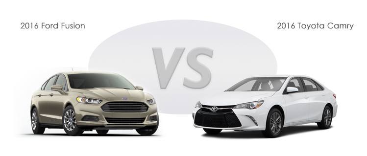 2016 Ford Fusion vs 2016 Toyota Camry Prince Frederick 2016 Ford Fusion vs 2016 Toyota Camry