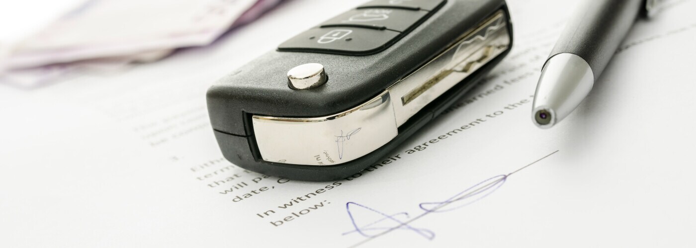 Car Loan Documents with Key