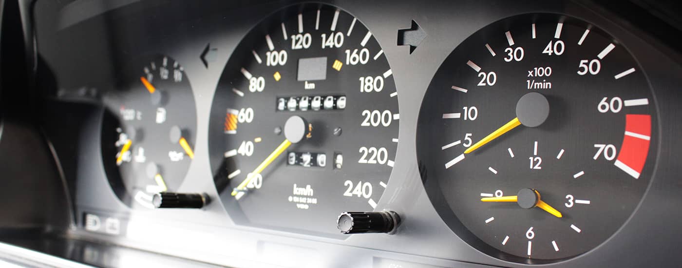 Odometer in Used Car
