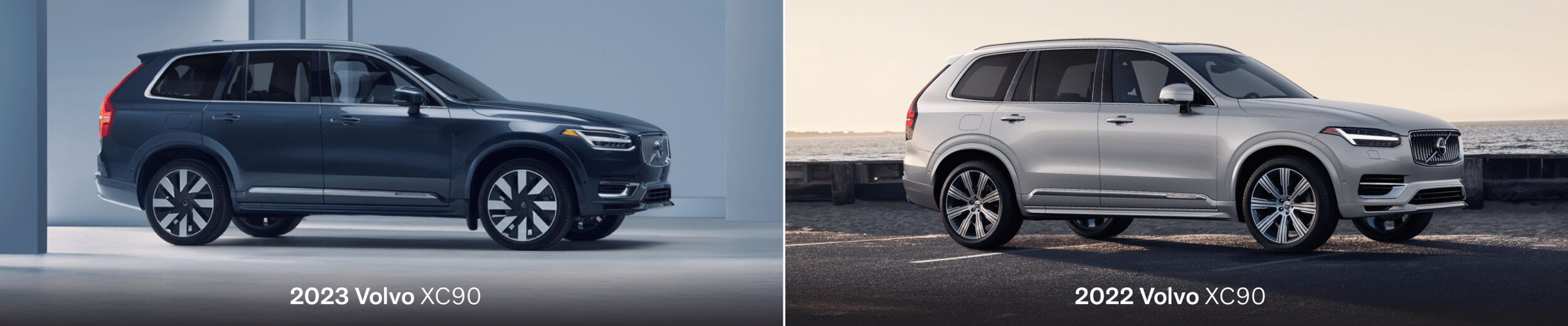 2023 vs 2022 XC90 comparison