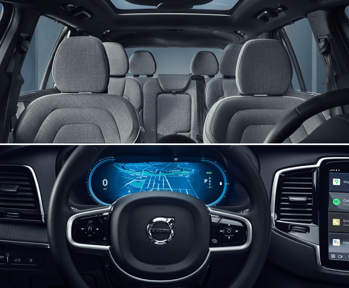 Audi Q7 vs. Volvo XC90 Interior Features & Technology