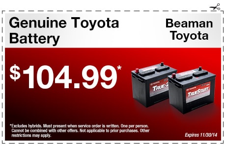 Genuine Toyota Battery