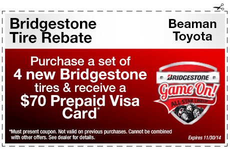 Bridgestone Tire Rebate
