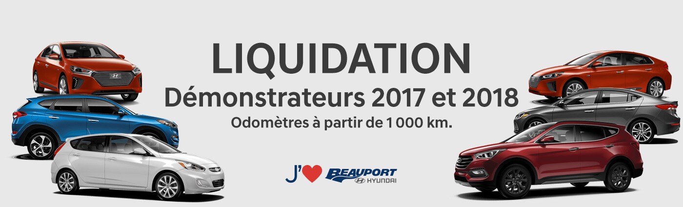 Liquidation démos Hyundai