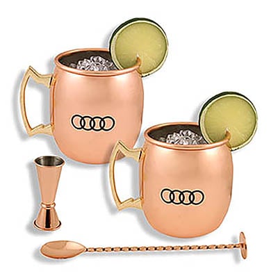 Audi Moscow Mule Drink Set Audi Moscow Mule Drink Set