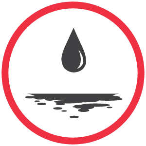 oil stains under your vehicle