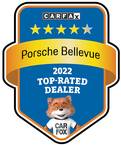 Porsche Bellevue CARFAX Top-Rated Dealer badge