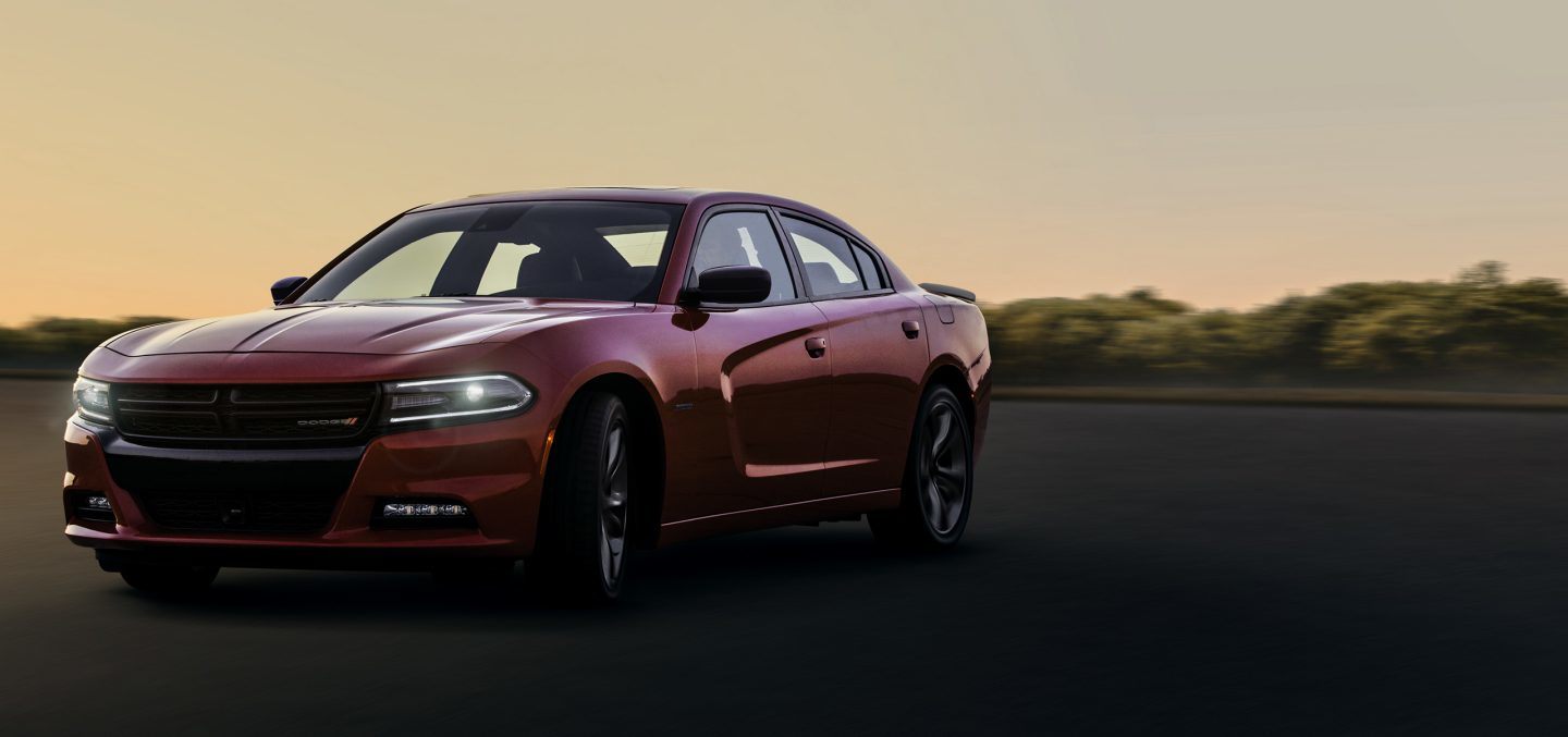 2018-dodge-charger-red-at-sunset