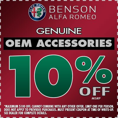 Accessories Discount Greer SC 29650 Benson Alfa Romeo