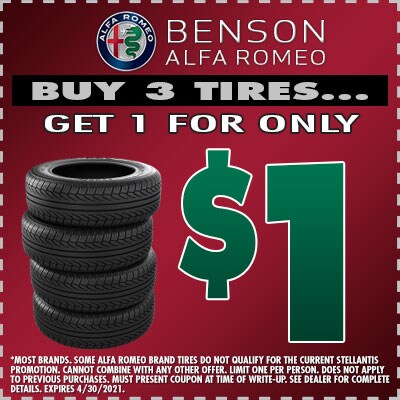 Tire Discount Greer SC 29650 Benson Alfa Romeo